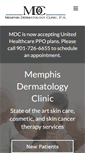 Mobile Screenshot of memphisdermatology.com